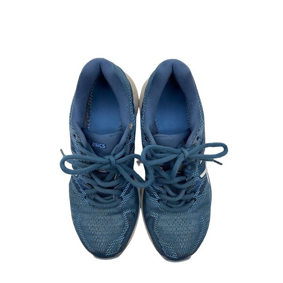 Asics Gel-Nimbus 20 Womens Running Shoes Size 7 Blue Lightweight Breathable Mesh - Picture 3 of 7